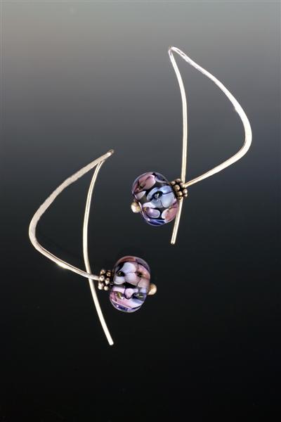 hydrangea earrings